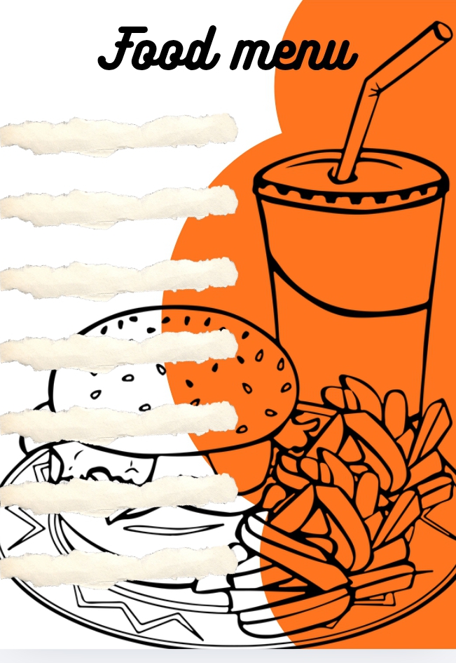 Editable Food Menu Template (Canva) – Milk Tea / Restaurant Design”